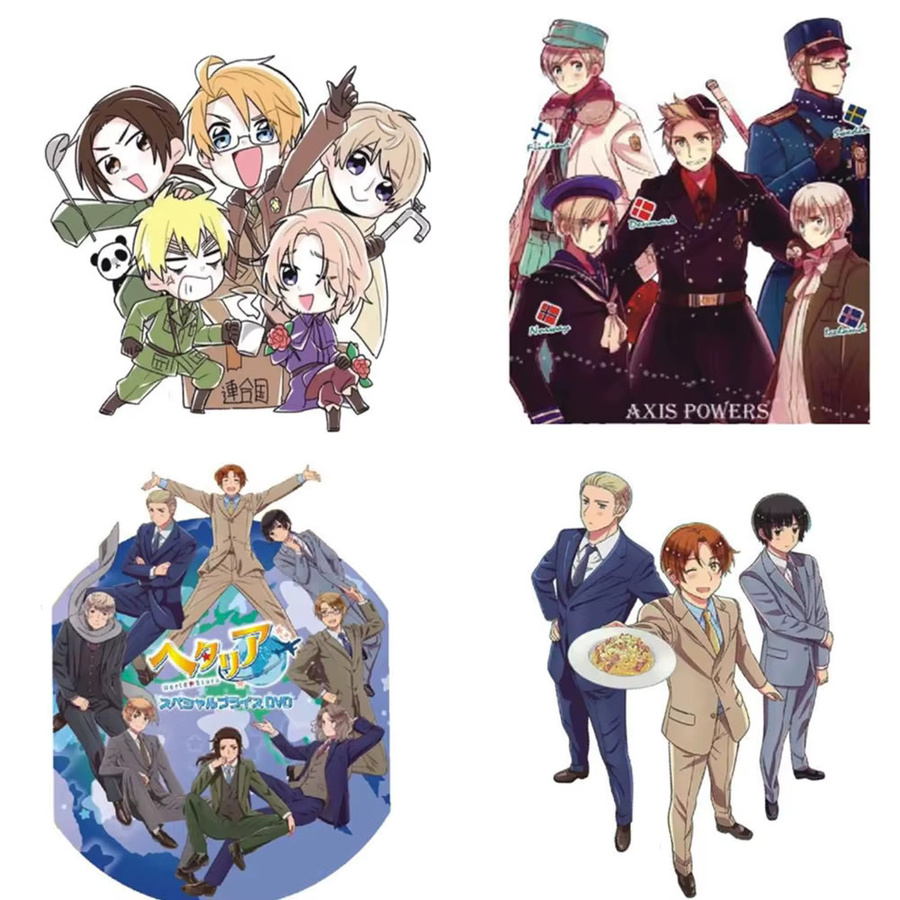Bandai Hetalia Anime-Aufkleber, Zubehör, Bunt / Mehrfarbig - Bild 3