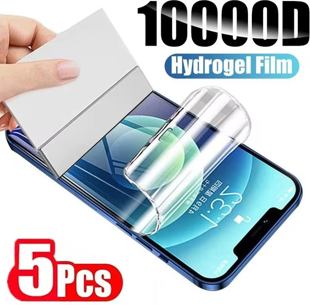 Hydrogel Display Schutzfolie transparent für Xiaomi Redmi Note und Poco Modelle (1-5 Stück) - Bild 1