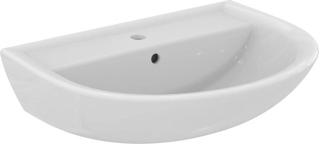 Ideal Standard Waschtisch Eurovit in Weiß mit 1 Hahnloch und Überlauf, Breite: 63,5 cm - Bild 1