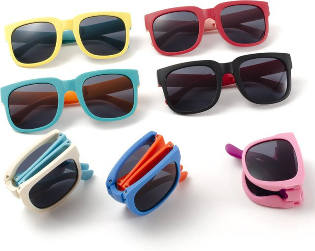 ZUXUB Sonnenbrille Kids, Vollrand, Square, Kunststoff, Multicolour - Bild 1