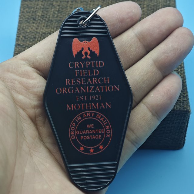 YAOJIE Schlüsselanhänger Mothman, Schwarz, Unisex - Bild 1