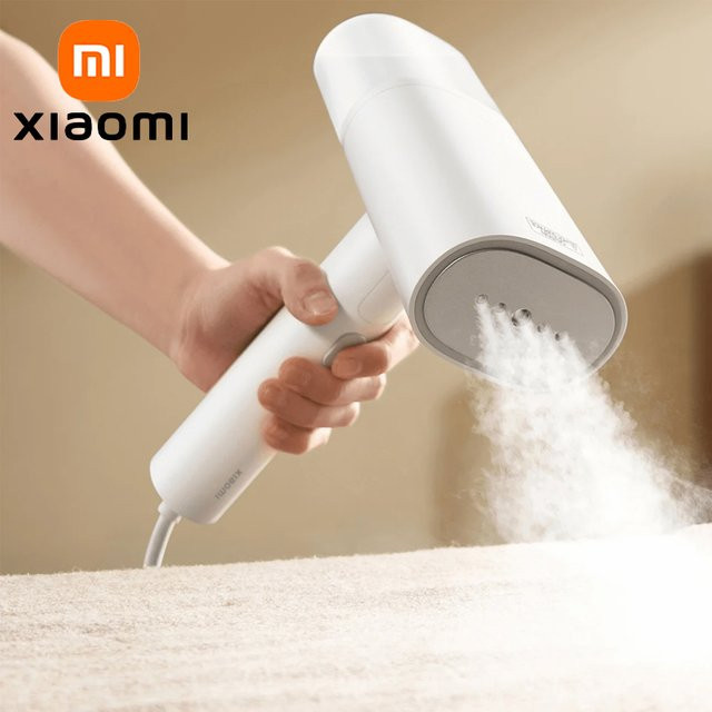 Xiaomi Handdampfglätter Globale Version in Weiß, faltbares und tragbares Bügeleisen mit 30kPa Dampfkraft und 26s Schnellaufheizfunktion - Bild 1