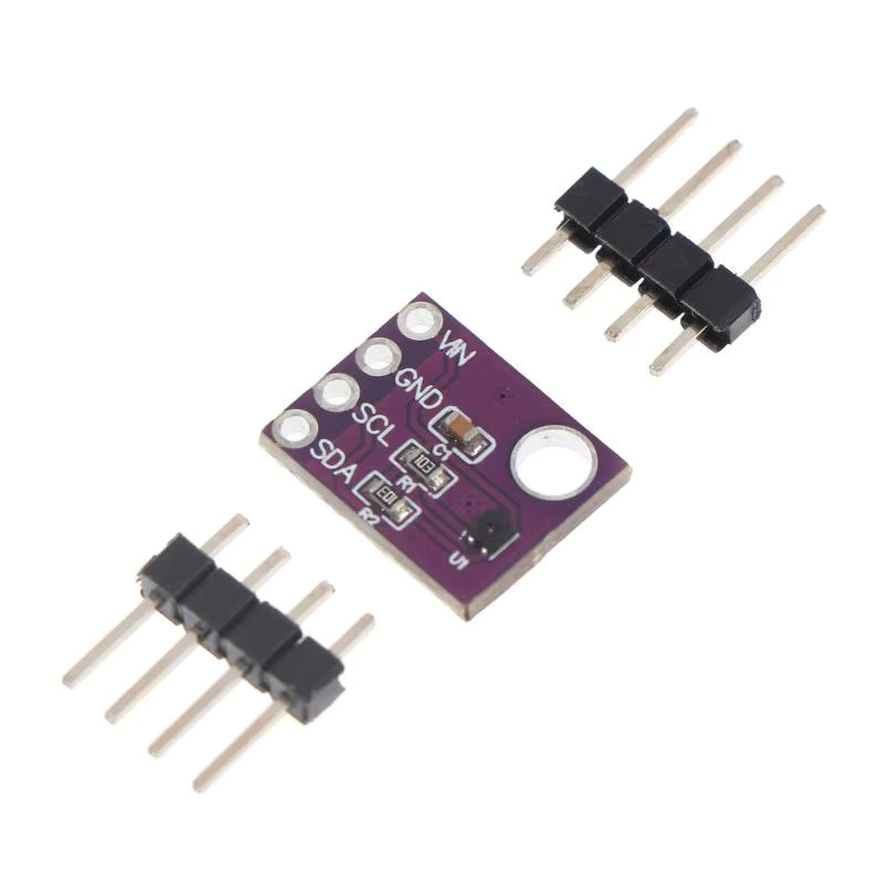 HUXUAN SHT40 SHT41 SHT45 Digitales Temperatur- und Feuchtigkeitssensormodul mit I2C-Schnittstelle in Lila - Bild 2