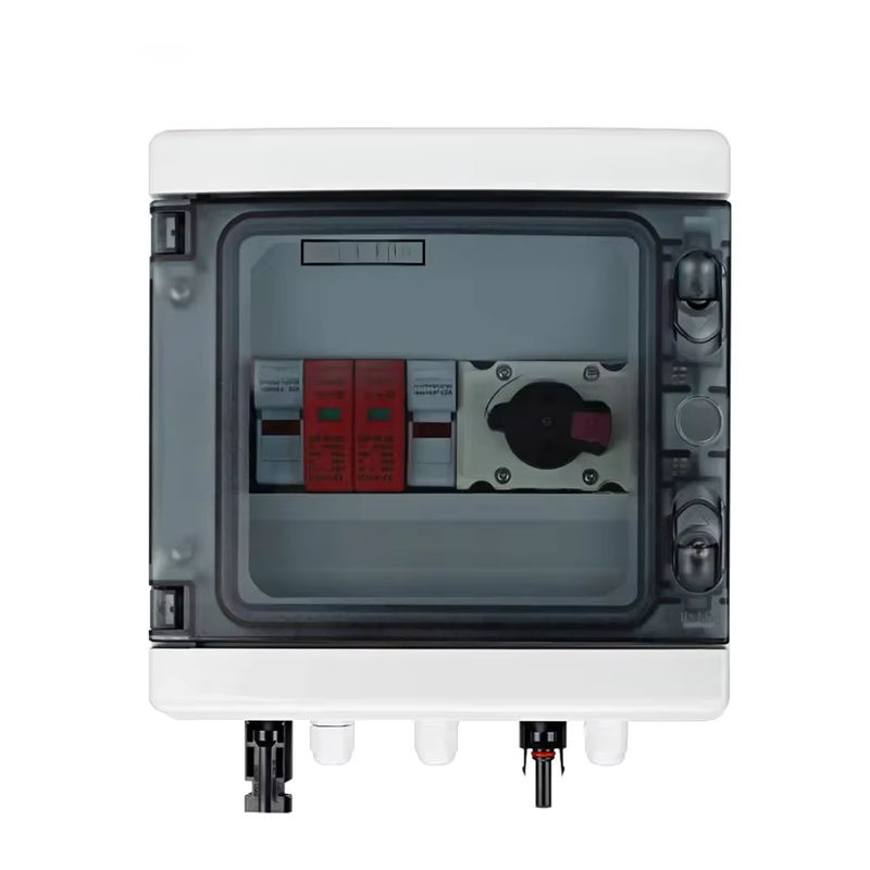 EARU Solar Photovoltaik PV Kombinierbox mit DC-Sicherung und Überspannungs- sowie Blitzschutz, 1 Eingang 1 Ausgang, IP65 wasserdicht, Weiß - Bild 7