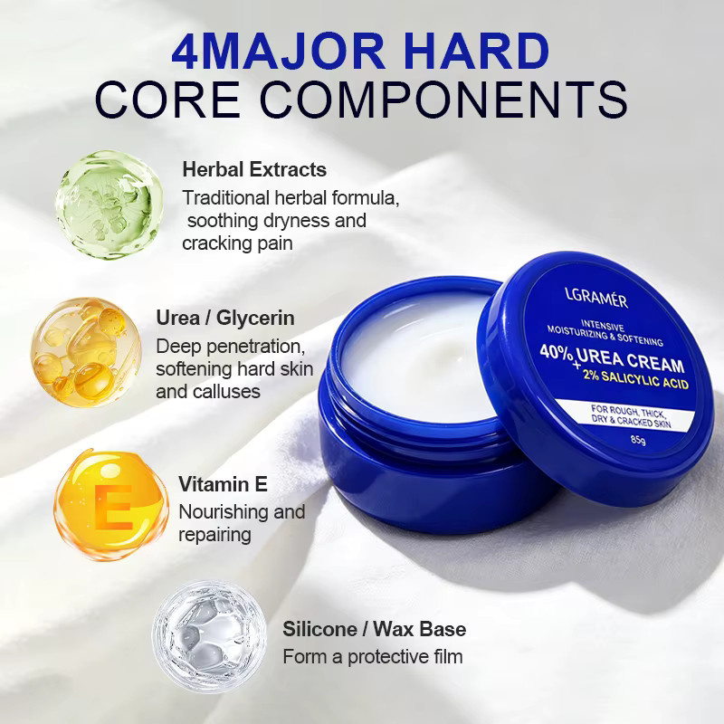 LGRAMER Creme mit Urea und Salicylsäure für Füße und Hände, Unisex - Bild 3