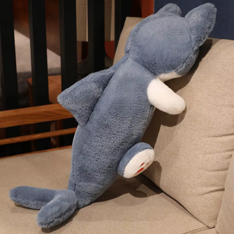 pangcangshu Shark Katze Plüsch Spielzeug, Blau, Tiere, Plüsch / Textil - Bild 6