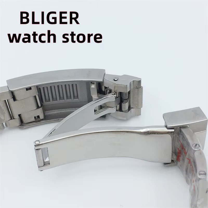 BLIGER Armbanduhr, Automatik, Edelstahl, 40 mm, Herren, schwarzes Zifferblatt - Bild 3