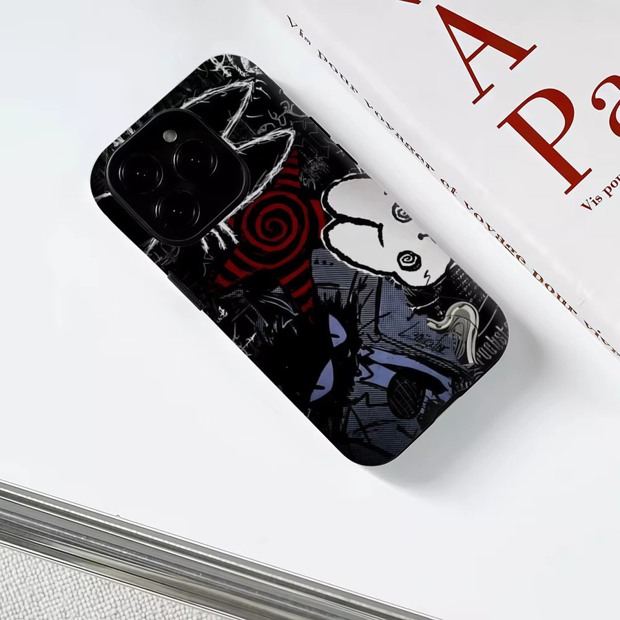 Gotische Dunkelkunst-Collage Handyhülle für Apple iPhone 17 16 15 14 13 Pro Max Plus, robuste Einzel- und Doppelschicht-Schutzhülle, Mehrfarbig - Bild 3