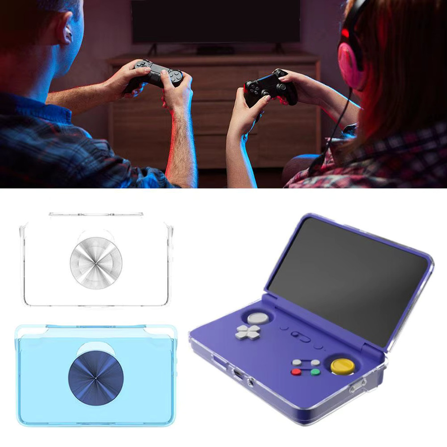 Retroid Schutzhülle für Retroid Pocket Flip 2 aus transparentem TPU mit Kühlfunktion und Anti-Drop-Schutz, Blau - Bild 4