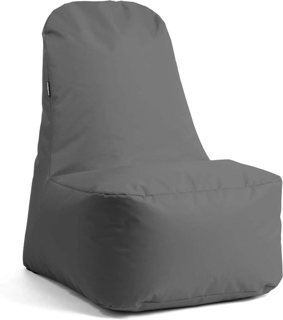 mokebo Sitzsack Sessel Der Däumchendreher Bean Bag als Gaming Sessel in Anthrazit mit wasserabweisendem Material - Bild 1