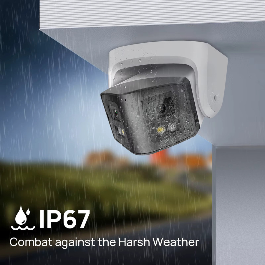 HIKTECHEYE 4K 8MP IP-Kamera mit 2,8mm Objektiv und 170 Grad Weitwinkel, Hikvision-kompatibel, PoE-Unterstützung - Bild 3