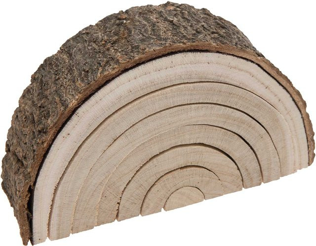 Rico Design Holz-Regenbogen mit Rinde B: 14 cm, H: 8 cm, T: 5 cm - Bild 1