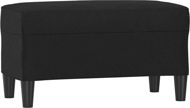 vidaXL Sitzbank aus Kunstleder in Schwarz, B/T/H: 70 x 35 x 41 cm - Bild 1