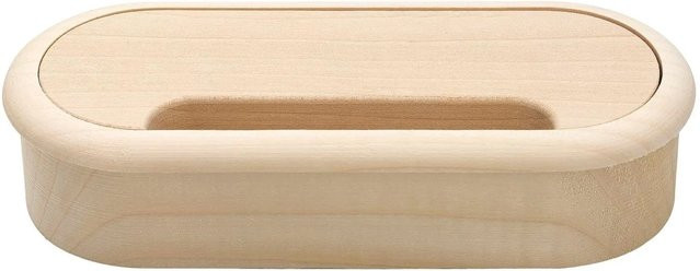 Alles im Griff Kabeldurchführung Oval in Ahorn, Farbe Beige, B/T: 14,3 x 5,7 cm - Bild 1