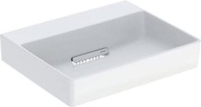 Geberit Aufsatzwaschtisch One in Weiß, rechteckig, Keramik, B/T: 50 x 41 cm - Bild 1