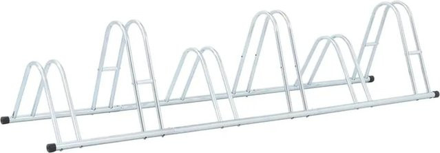 vidaXL Fahrradständer für 6 Fahrräder, freistehend, aus verzinktem Stahl, 4005567 - Bild 1