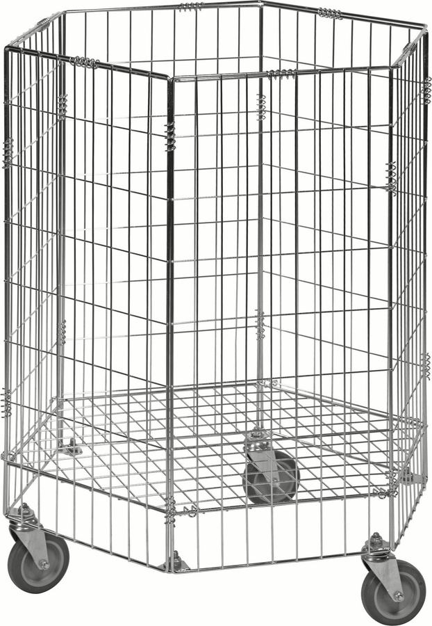 Kongamek Gitterwagen mit Gummibereifung und 60kg Tragkraft, H x B x T: 90 x 70 x 70 cm - Bild 1