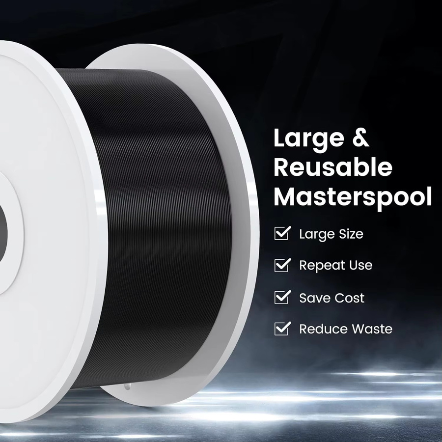 JAYO 3D Drucker Filament Set 1,75 mm für FDM Drucker, verschiedene Materialien wie PETG, PLA Plus, ABS und matte PLA, 2 x 5 kg Spulen - Bild 1