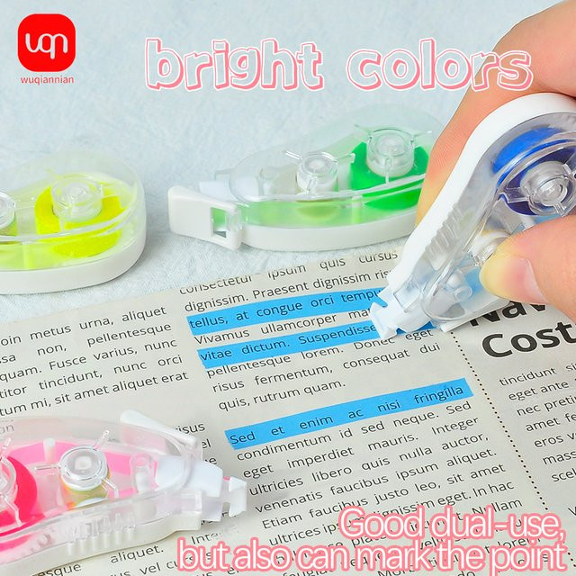 Fluoreszierendes Farbkorrekturband in Blau für Scrapbooking und DIY-Dekorationen - Bild 1