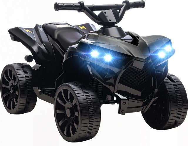 Aiyaplay Kinder Quad Elektro 6V, Kinderfahrzeug, Schwarz, ab 3 Jahre - Bild 1