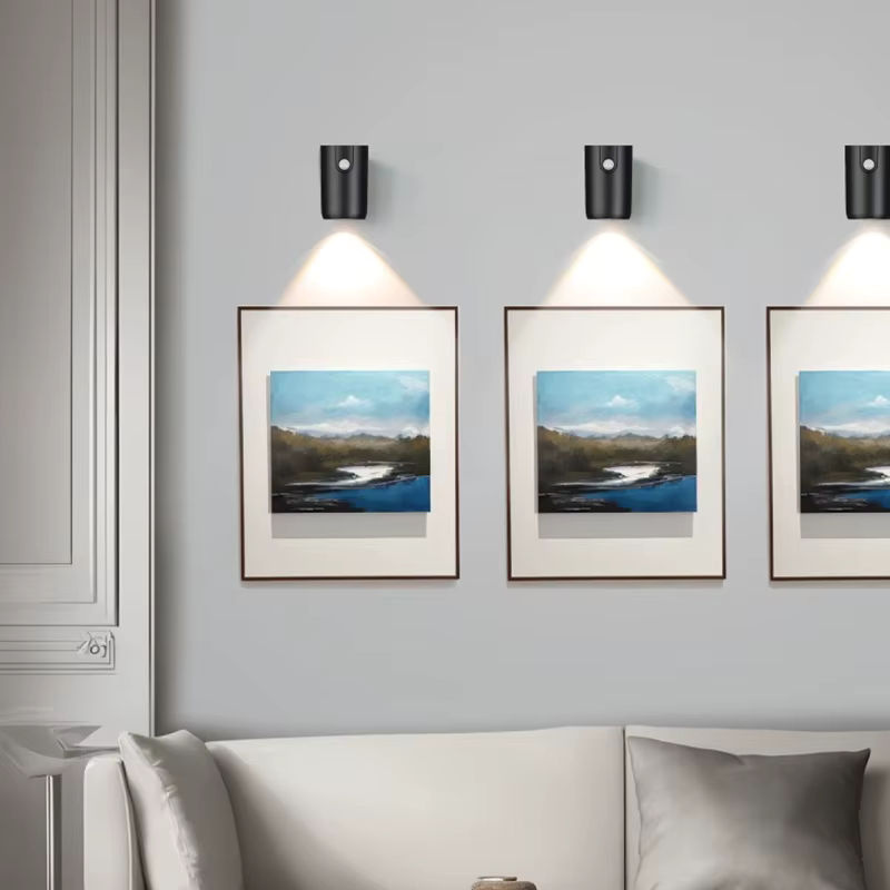 Ggbingo Moderne Wandlampe mit Bewegungssensor und USB-Aufladung, Magnetische Induktionsleuchte für Flur und Treppe - Bild 2