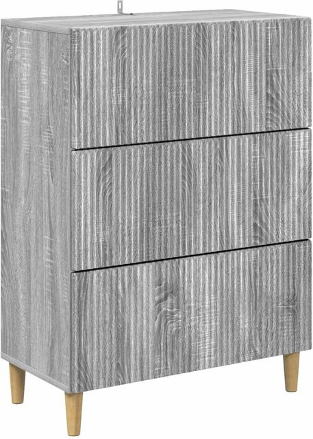 vidaXL Schubladenschrank in Grau Sonoma im Vintage-Design, B/T/H: 66 x 34,5 x 90 cm - Bild 1
