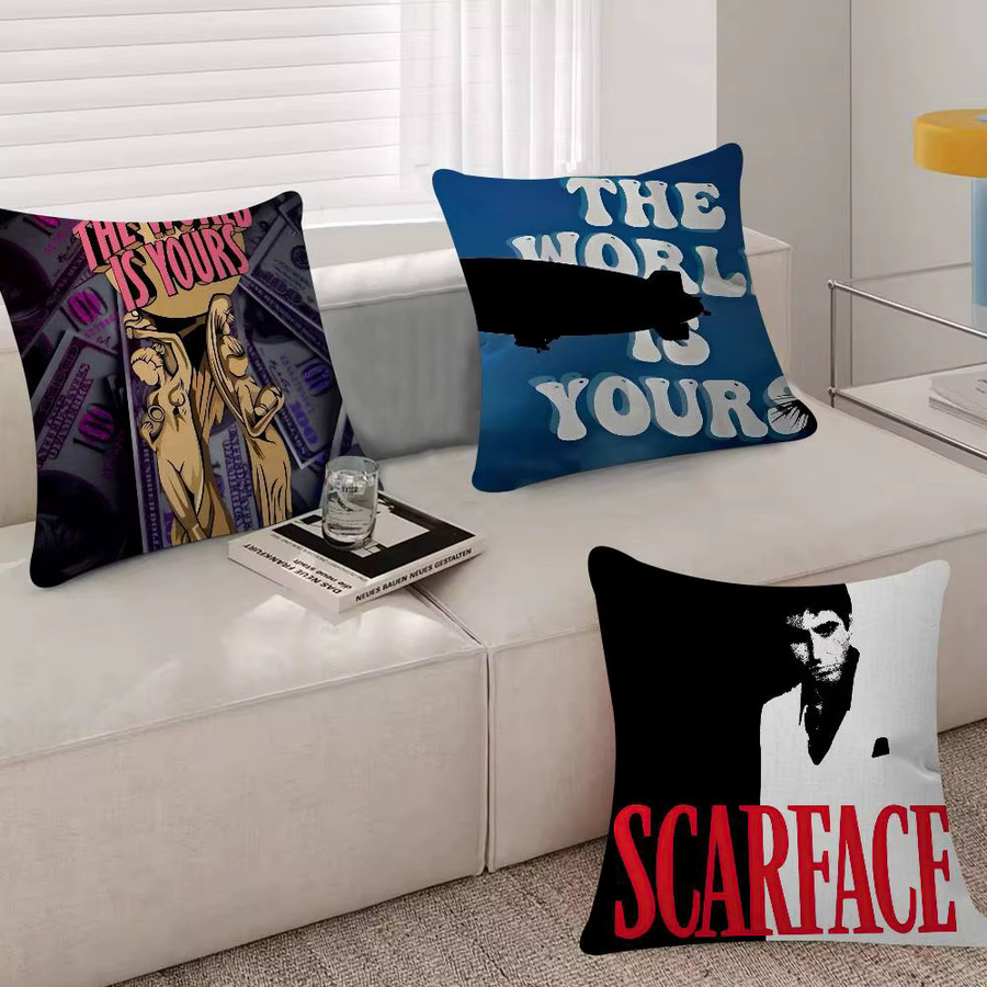 Kissenbezug Scarface Maple Design von BEAST KINGDOM in quadratischer Form - Bild 2