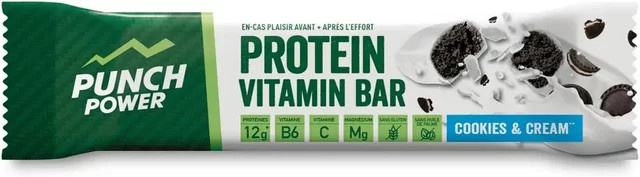 Punch Power Proteinriegel Cookies & Cream 49 g - Bild 1