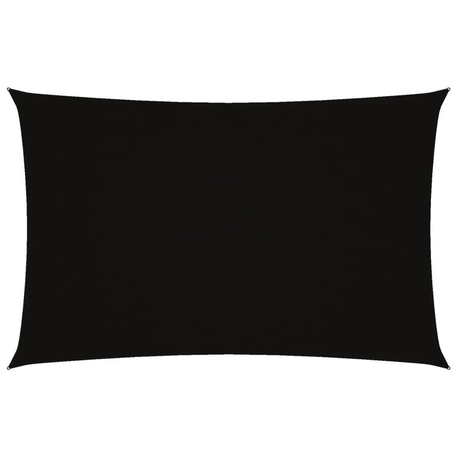 Furnicato Sonnensegel aus PU-beschichtetem Oxford-Gewebe, rechteckig, Schwarz, Breite: 7 m, Tiefe: 4 m - Bild 2