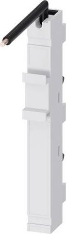 Siemens Sammelschienensystem 8US2, Adapter 1-polig, 63 A, Einspeisung von Phase L1, 6 Stück, Weiß - Bild 1