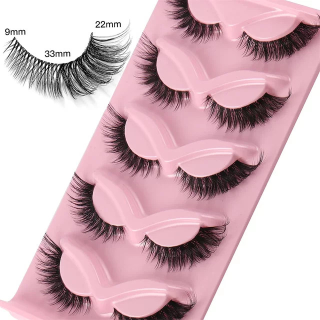 BLL.cf Falsche Wimpern, Black, Natürlich, Unisex - Bild 1