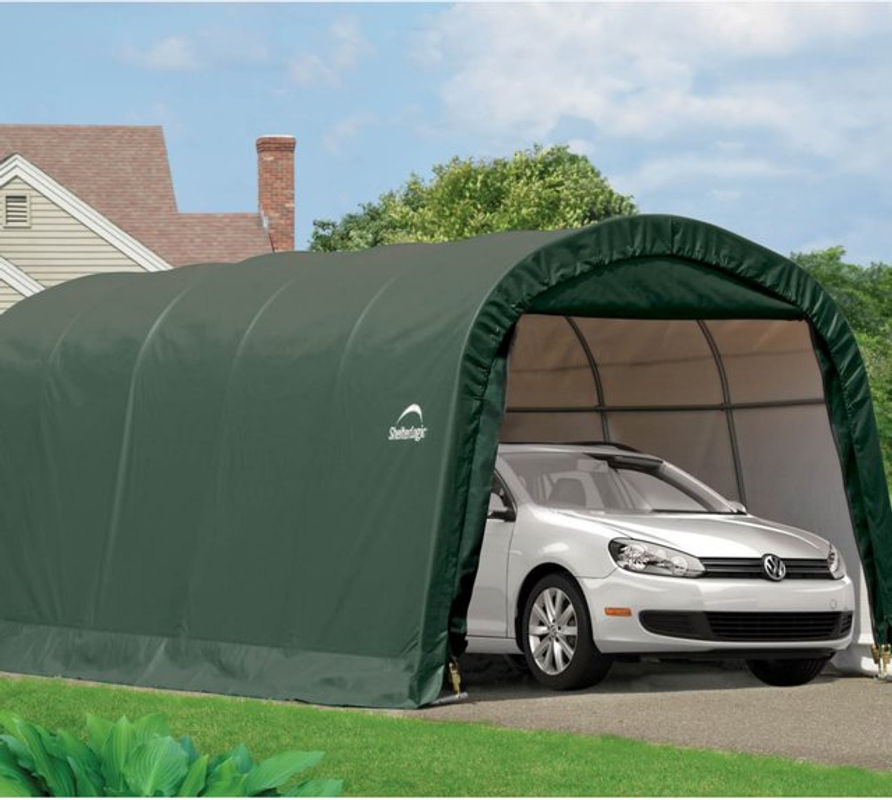 Shelter Logic Gartenhaus Garage-in-a-Box Foliengarage in Grün, B/H/T: 300 x 240 x 610 cm - Bild 3