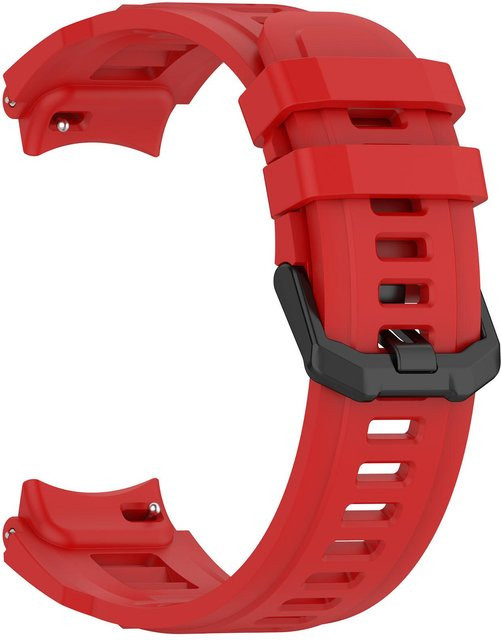 MY-CASE Uhrenarmband Silikon, rot, Unisex, Amazfit T-Rex 3 Pro 48mm - Bild 1