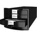 HAN Schubladenbox Impuls 2.0, 4 Schubladen, Schwarz, DIN A4 - Bild 3