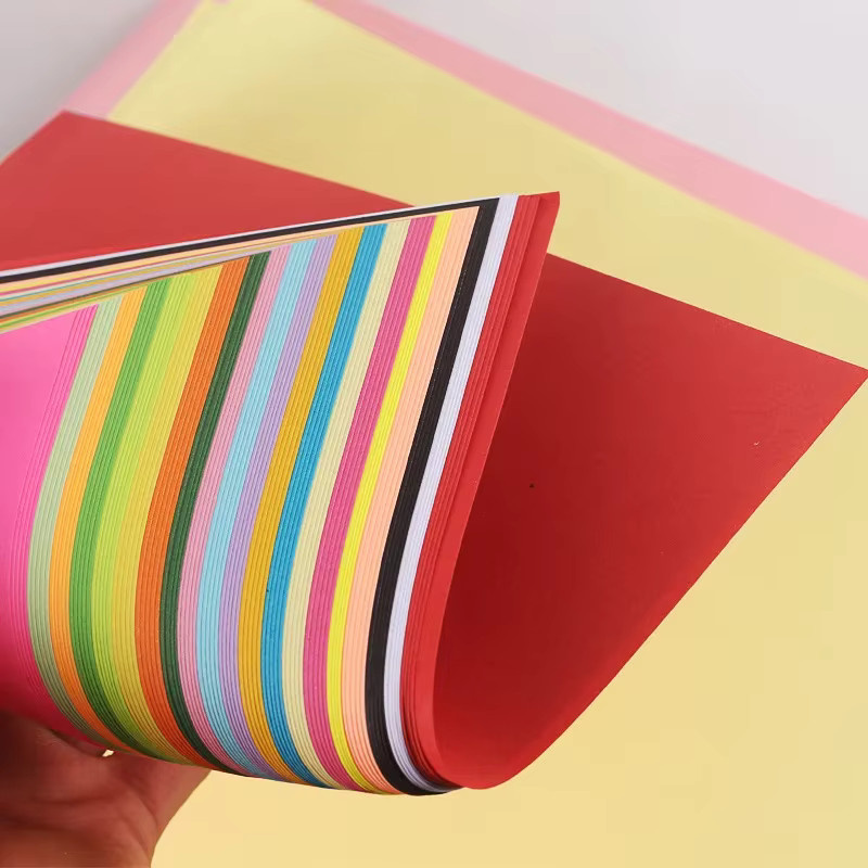100 Stück Farbiges Origami-Papier in 10 sortierten Farben, A4 Dekorpapier für Kinder DIY Kunst und Handwerk, Matt - Bild 3
