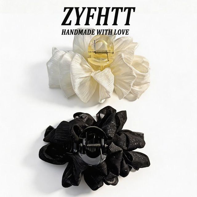 ZYFHTT Haarspange Netz-Haarspange, Schwarz, Damen - Bild 1