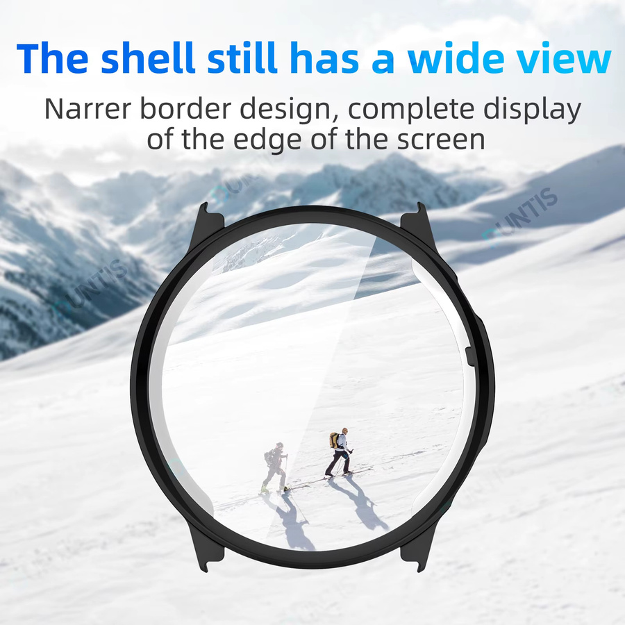 TPU Schutzhülle für Garmin Venu 4 (41 mm und 45 mm) mit Displayfolie und Rundum-Schutzstoßstange, transparent - Bild 4