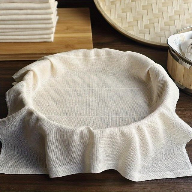 Chocolate Home Antihaft-Dampfgarfolie Hitzebeständiges Dampfgartuch, Farbe: Beige, B/B: 26 x 26 cm - Bild 1