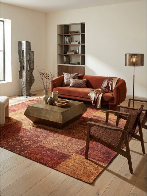 Floraler Teppich COQUET von Kadima Design in Orange, B/T: 200 x 290 cm - Bild 1