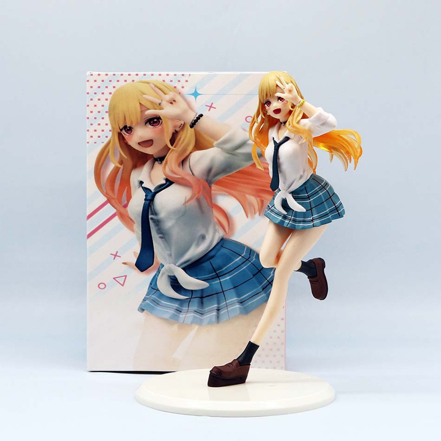 My Dress Up Darling Marin Kitakawa Schuluniform Anime Figur PVC Modell 18cm - Bild 2