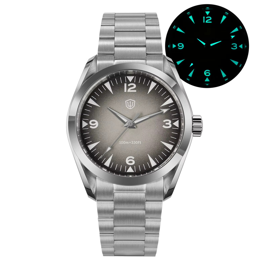 Watchdives Armbanduhr, Quarz, Edelstahl, 38 mm, Herren, Blau - Bild 7