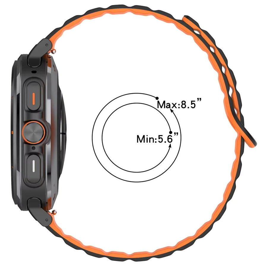 Samsung Galaxy Watch 7 Ultra Uhrenarmband, Silikon, 47 mm - Bild 6