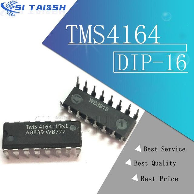 Si Tai&SH TMS4164-15NL TMS4164-15 TMS4164 DIP16 Speicherchip in Schwarz - Bild 1