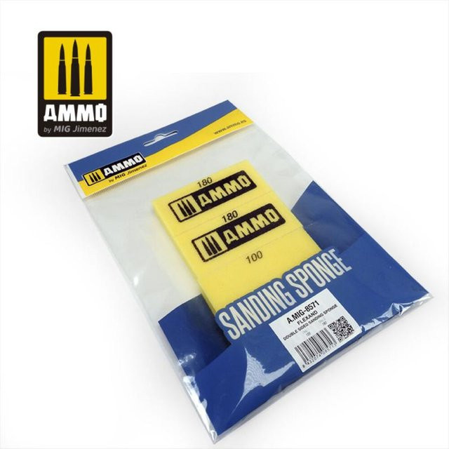AMMO by MIG Jimenez Flexand Double Sided Sanding Sponge, 4-teiliges Set - Bild 1