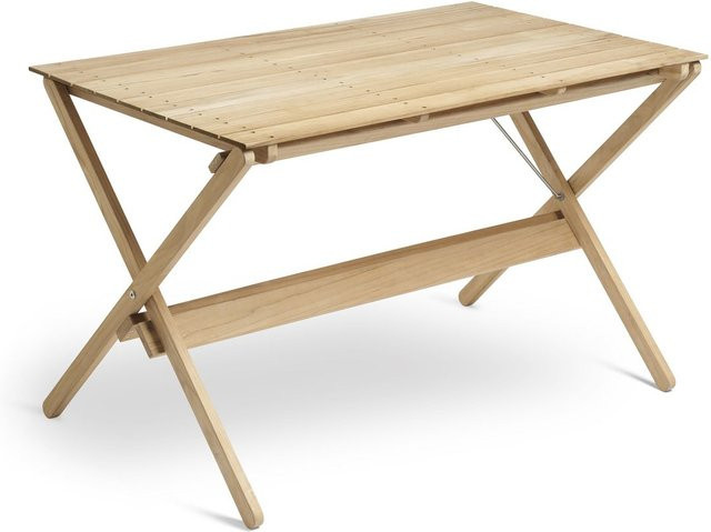 Carl Hansen & Søn And Son Bm3670 Gartentisch aus Teakholz in Braun mit klappbarer Tischplatte - Bild 1