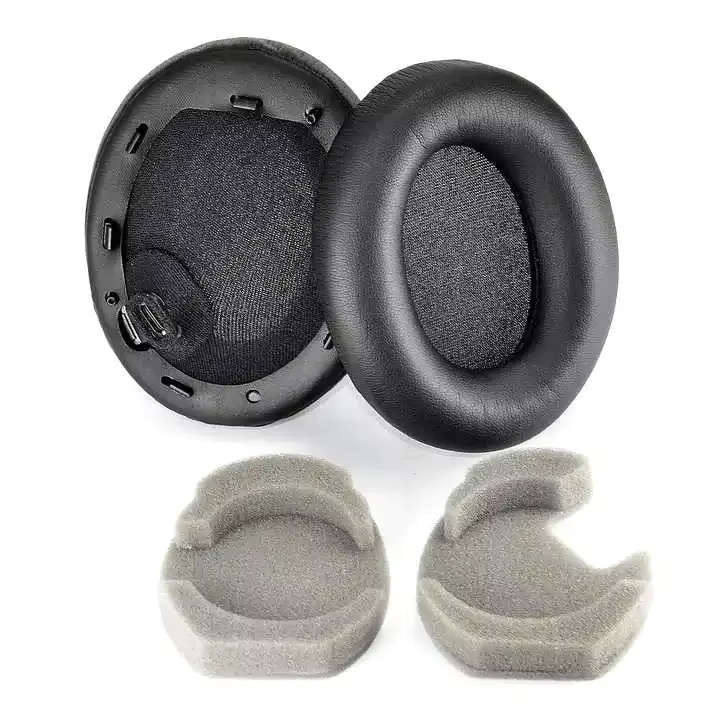 Sony Ersatz-Ohrpolster für WH-1000XM4 Over-Ear Kopfhörer aus Memory-Schaum in Schwarz - Bild 3