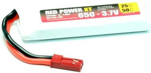 Red Power LiPo Modellbau-Akkupack 3,7V 600 mAh 25 C mit JST-Anschluss und Softcase in Rot-Weiß - Bild 1