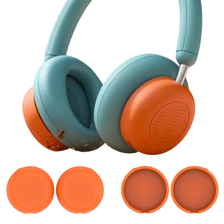 Weiche Silikon-Ohrpolster für CMF by Nothing Headphone Pro, schwarz, waschbare und schweißfeste Ohrmuschelabdeckung - Bild 3