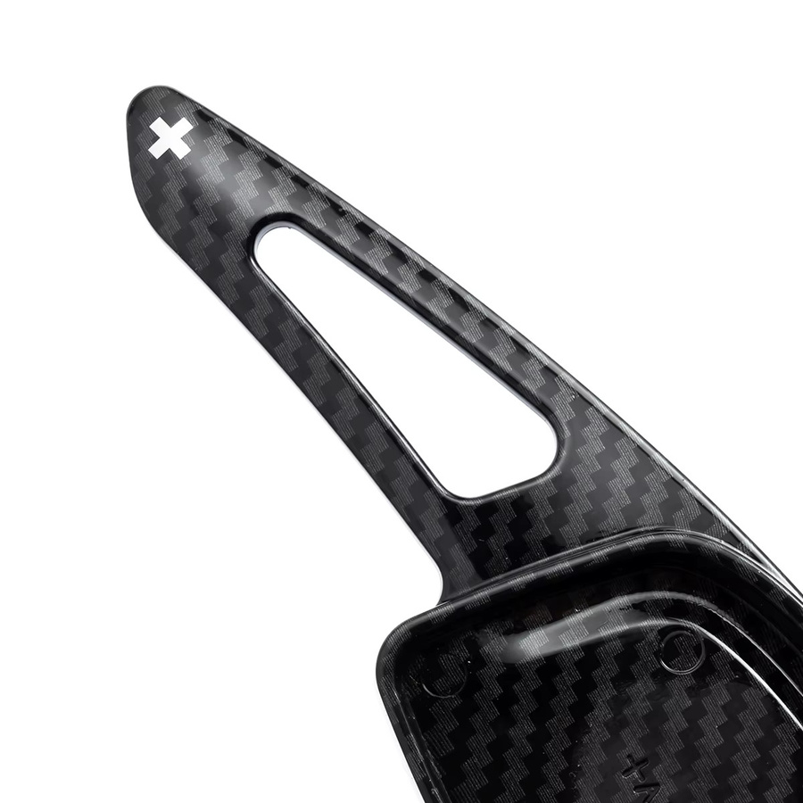Paddle Shift Verlängerung Lenkrad Zierleisten Zubehör für Audi A3 A4 A5 A6 A7 in Schwarz - Bild 3
