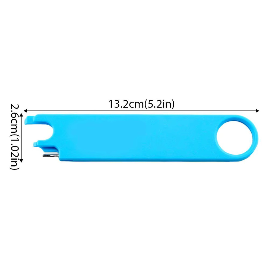 Anti-Prick Wire Nadeleinfädler mit magnetischer Absorption in Blau aus Kunststoff - Bild 3